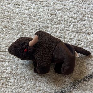 Roam the Buffalo beanie baby
